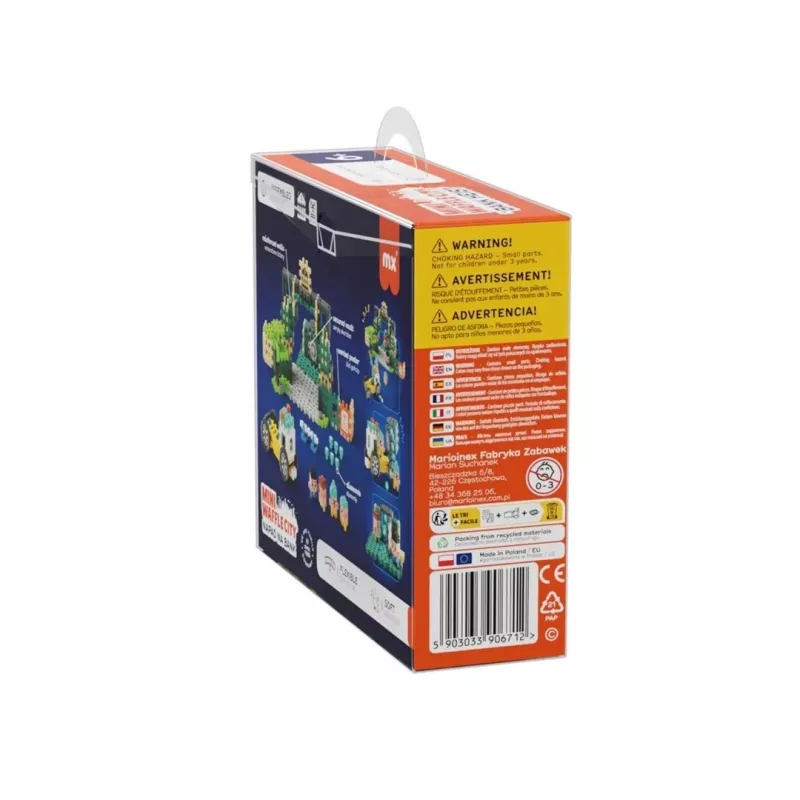 MARIOINEX Mini Waffle City Bankraub Bausteine, 148 Teile
