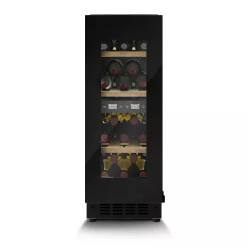 Einbau-Weinkühlschrank Caso WineDeluxe WDU 18 – 18 Flaschen Kapazität, Energieeffizienzklasse E, schwarz