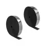 DeLOCK Heavy-Duty Klettband selbstklebend 25 m x 50 mm schwarz