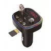 FM-Transmitter VAKOSS TC-B439K Bluetooth USB, 87,5–108 MHz, microSD/USB-Wiedergabe, 5V/3,1A Ausgang, RGB-Anzeige