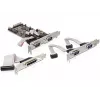 PCI Express-Karte DeLOCK 89177 4 x seriell 1 x parallel