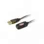 USB-2.0-Verlängerungskabel Unitek Y-250, 5 m, schwarz, Stecker auf Buchse