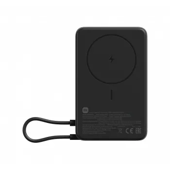Powerbank Xiaomi BHR08P9GL 5900 mAh Li‑Ion, kabelloses Laden, USB‑C, grau