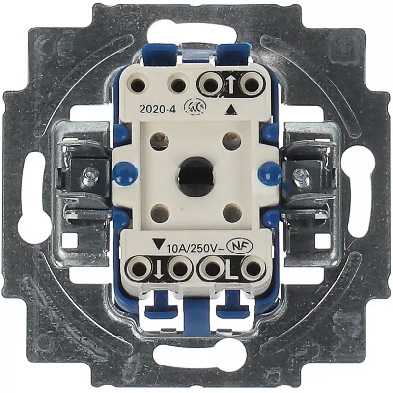 BUSCH JAEGER 2020/4 US - Kabelgebunden - Schwarz - Grau - AC - 250 V - 71 mm - 25 mm