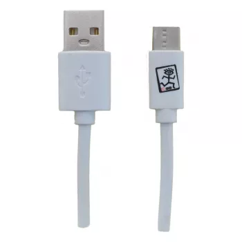 USB-Kabel 2GO 795925 1m Micro-USB B USB C USB 3.2 Gen 1 Weiß