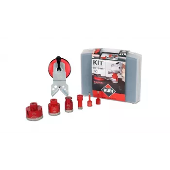 Bohrerset RUBI 50996 — Diamantbohrer Ø6, 8, 20, 35, 50, 68 mm, 6 Stück