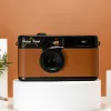 Displaylose Digitalkamera Camp Snap CS-V105-BR-JP — Braune Kompaktkamera ohne Display