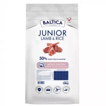BALTICA Nutraceutic Puppy Monoprotein Lamm mit Reis - Trockenhundefutter - 12 kg