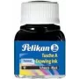 Pelikan Drawing Ink A, Inhalt: 10 ml in Glasflasche, karminrot (2) besonders geeignet für Ziehfeder, Zeichenfeder, Pinsel (201517)