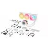 All-in-One-Flüssigkeitskühler Corsair iCUE LINK TITAN 360 RX LCD 12 cm, weiß