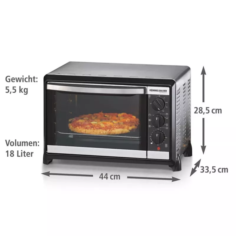 Mini-Backofen Rommelsbacher BG 1055/E
