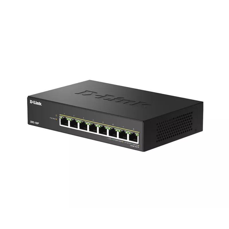 Unmanaged Switch D-Link DMS-108P/E 8-Port 2.5G PoE++ 40 Gbit/s