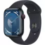 APPLE Watch Series 9 GPS + Cellular 45 mm Mitternacht Aluminiumgehäuse mit mitternachtfarbenem Sportarmband – M/L (MRMD3QF/A)