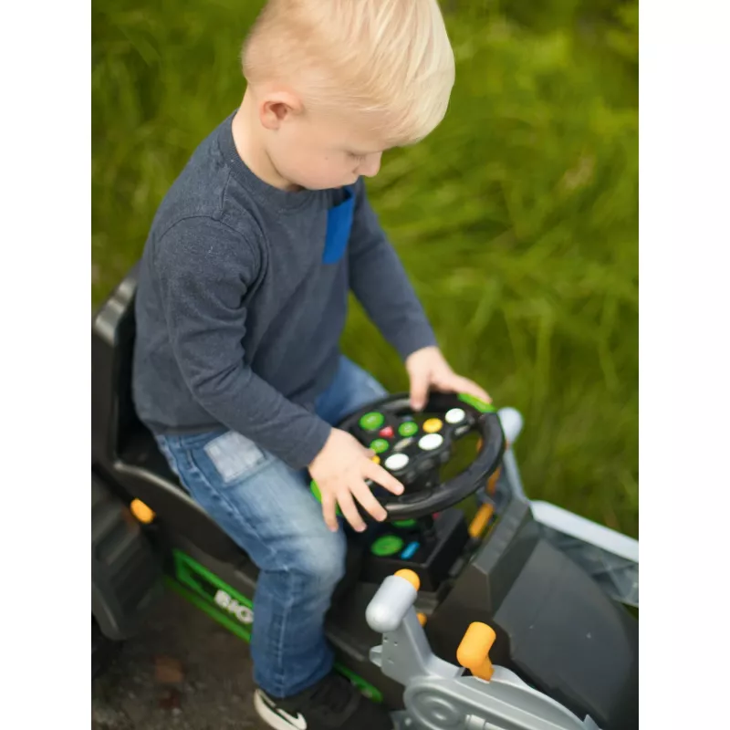 Soundrad-Zubehör für Rutschfahrzeuge Simba‑Dickie BIG 800056488 — schwarz/grün, für Kinder von 3–7 Jahren, 450 g