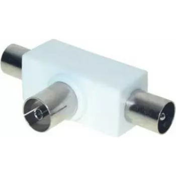 T-Splitter ShiverPeaks 83100 – HF-Splitter mit 2x Stecker auf 1x Kupplung