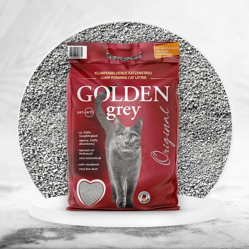 GOLDEN Grau Original - Bentonit-Katzenstreu - 7kg