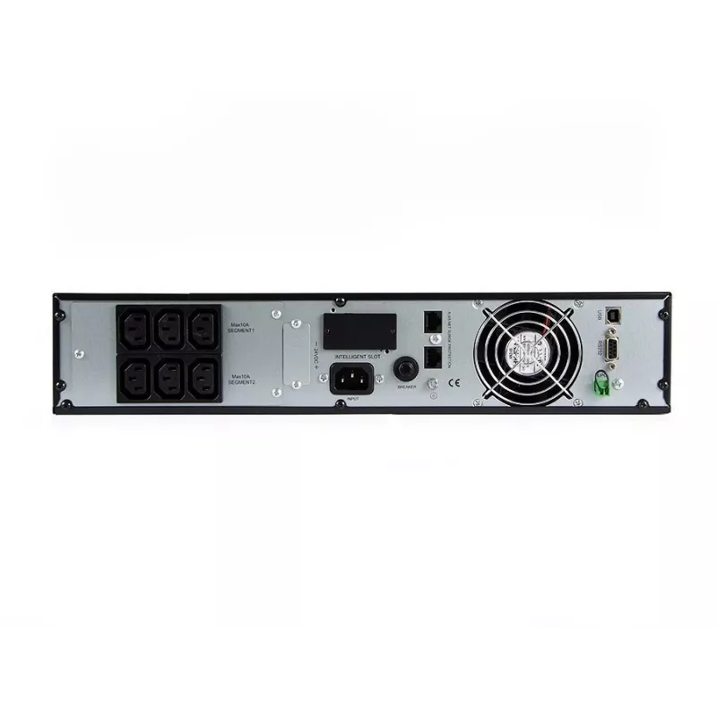 Unterbrechungsfreie Stromversorgung Grün Cell UPS13 — Online-Doppelwandlungs-USV, 1000 VA / 900 W, reiner Sinus, 6 AC-Ausgänge, LCD, 2×12V 9Ah Batterien