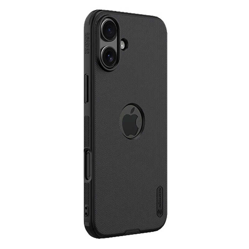 Schutzhülle Nillkin für iPhone 16 Plus Super Frosted Pro — schwarz, schlanke Hartschale