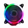 Luftkühler Gembird CPU-HURACAN-ARGB-X130 12 cm Schwarz Weiß