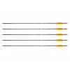 Pfeilset POE LANG D-055-B3 — Glasfaserpfeile, 28 Zoll (710 mm), schwarz, 5er-Set