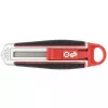 Cuttermesser WEDO 78 830 mit Abbrechklinge, ergonomischer Griff, 1 Stk., schwarz/rot/silber
