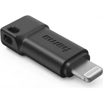 Hama USB-C-Adapter auf Apple Lightning-Stecker, MFI, schwarz, Lightning, USB C, Stecker, Buchse, Schwarz, Gerade