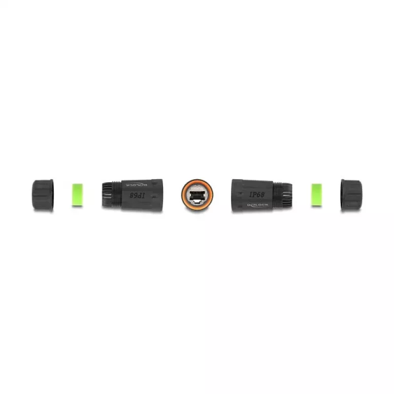 Netzwerkkabel DeLOCK 88144 RJ45 auf RJ45 Cat.6A Schwarz