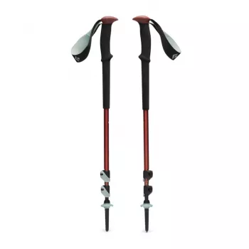 Trekkingstöcke Schwarz Diamond Trail Trekking Poles Iron Red