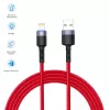 USB-auf-Lightning-Datenkabel Tellur, 3A, 1,2 m, LED-Anzeige, rot