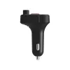 SAVIO FM-Sender, Bluetooth 5.3, QC 3.0-Ladegerät, LED-Display, Bass Boost, TR-15, schwarz