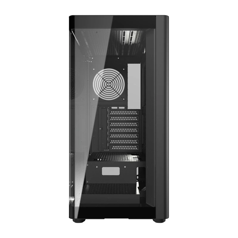 Computergehäuse DarkFlash DS900G (schwarz) — Mid-Tower ATX-kompatibel, Seitenfenster aus gehärtetem Glas