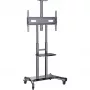 HAGOR HP Twin Stand HD - Rollwagen - für Flachbildschirm / AV-Equipment - Schwarz - Bildschirmgröße: 140-213 cm (55-84) - Befestigungsschnittstelle: bis 800 x 500 mm (8210)
