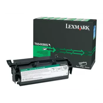 Toner-Kartusche Lexmark T654X80G 36K PGS Schwarz