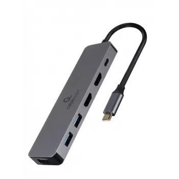 Gembird A-CM-COMBO3-03 USB Type-C 3-in-1 Multi-Port-Adapter (Hub + HDMI + PD)