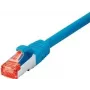 Tecline exertis Connect - Patchkabel - RJ-45 (M) auf RJ-45 (M) - 20 m - SSTP-Kabel - CAT 6 - halogenfrei - Blau (71520B)