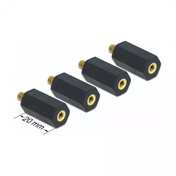 Montageset DeLOCK 60242 Schwarz Kunststoff