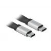USB-Kabel DeLOCK 85926 USB 3.2 Gen 2 0,22 m USB C Schwarz Silber
