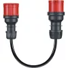 go-e Adapter-Set für Gemini flex 11 kW, 3-teiliges Set (schwarz, 30 cm)