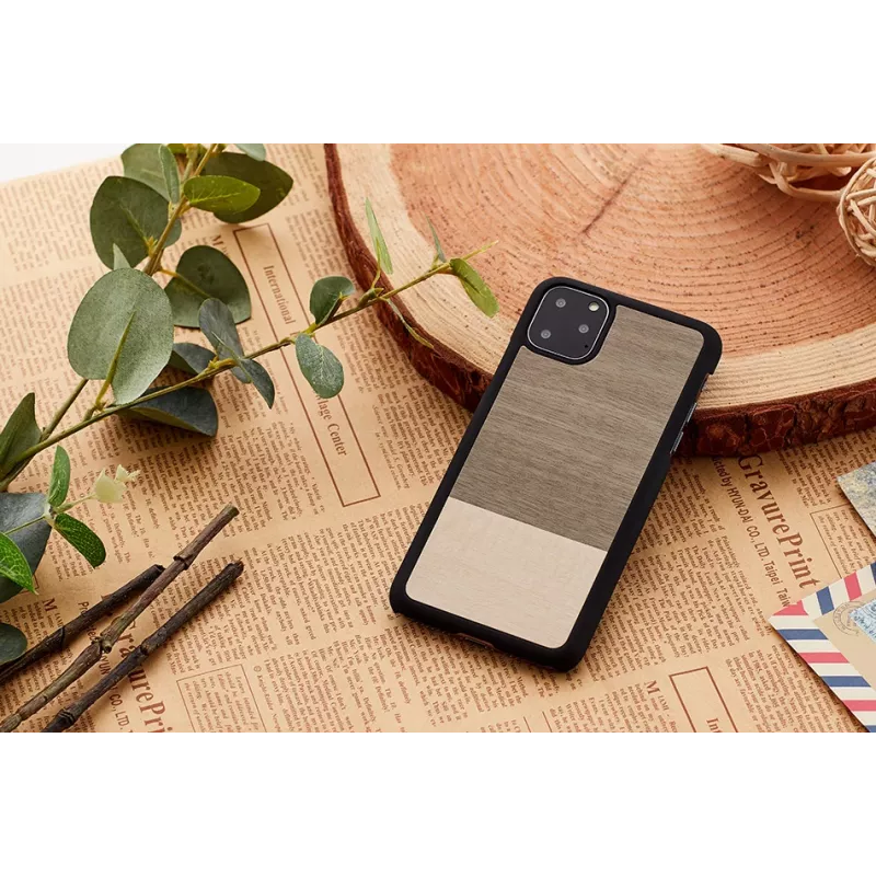Smartphone-Hülle man and wood für iPhone 11 Pro – schwarz, Schutzhülle