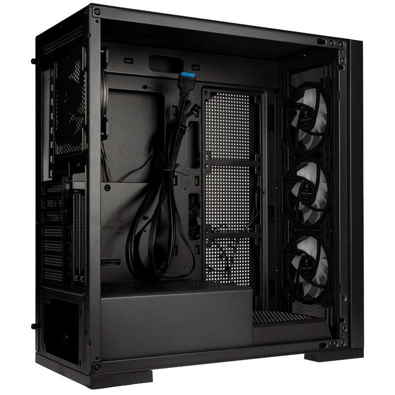 Kolink UNITY MESHBAY ARGB Computergehäuse Midi Tower Schwarz