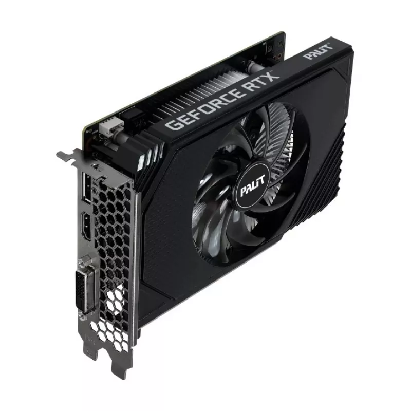Grafikkarte PALIT GeForce RTX 3050 StormX OC – 6 GB GDDR6, 96-Bit, PCIe 4.0, aktive Kühlung