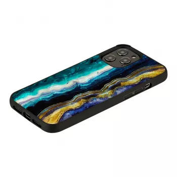Schutzhülle iKins für Apple iPhone 12 Pro Max – Design Lila-Achat