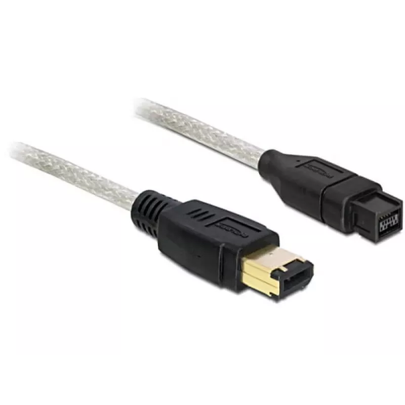 FireWire-Kabel DeLOCK 82595 1 m Grau Stecker/Stecker