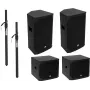 PA-Set Omnitronic Modell 20000529 aktiv L 2000W — aktives Lautsprechersystem
