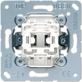 Schaltmodul JUNG 507 U – metallic white, AC 250 V, 10 A