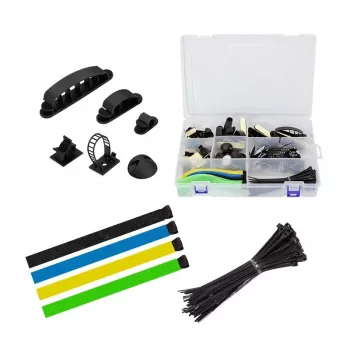 LogiLink Kabel-Organizer-Set 128 Stück