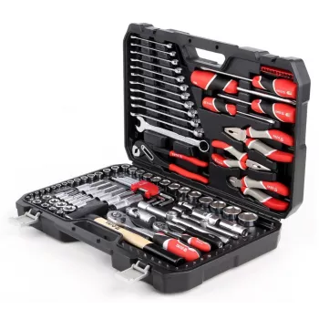 Yato YT-38901 XXL Schlüssel-/Werkzeugsatz, 1/4–1/2 Zoll, 122-teilig