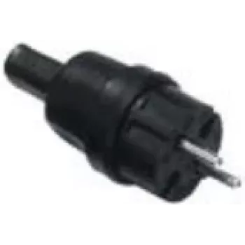 Netzstecker Bachmann 740.002 Schwarz