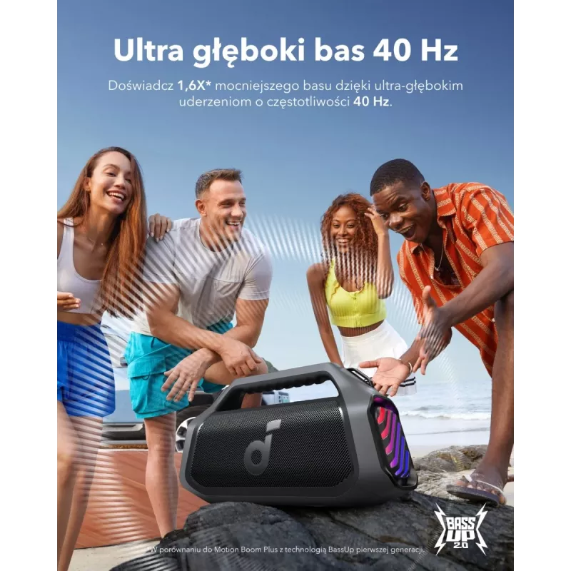2.1 tragbares Lautsprechersystem Anker Soundcore Boom 2 Plus 140 W