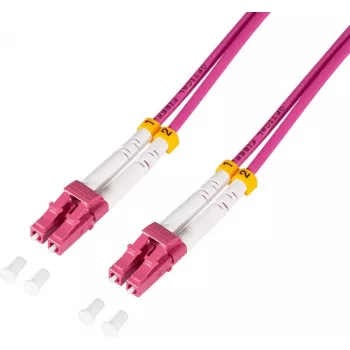 LogiLink FC4LC07 Glasfaser-LWL-Verbindungskabel Violett[1x LC/UPC-Stecker - 1x - Kabel - Digital/Daten (FC4LC07)